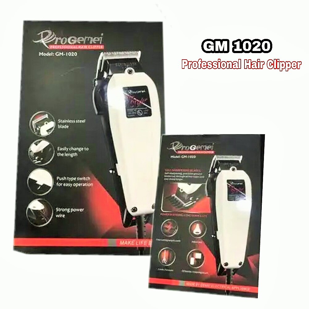 Progemei Gm 10 Professional Hair Clipper Hair Trimmer Stainless Steel Blade Buy Online At Best Prices In Srilanka Daraz Lk