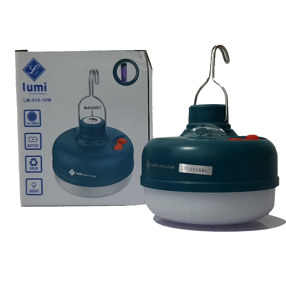 LED Emergency Bulb 10W Rechargeable Bulb Lumi LM 510 Rechargeable Light ...