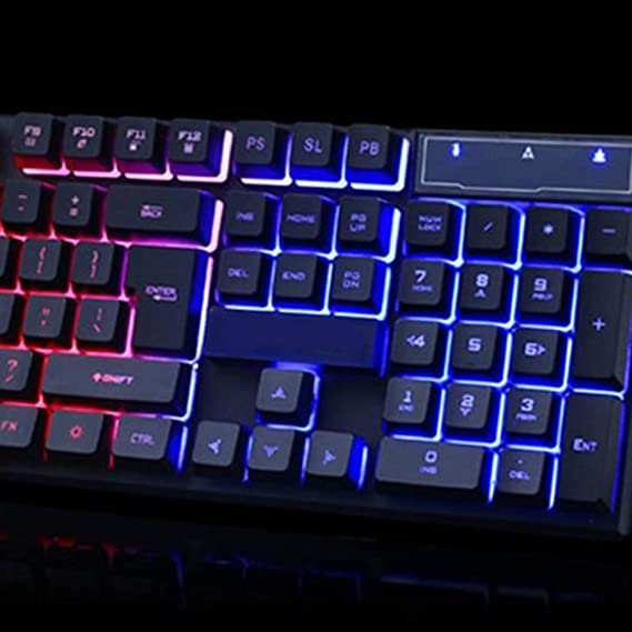 T-Wolf Tf200 Mechanical Feel RGB Gaming keyboard and Mouse Combo - High Quality Backlight LED  Gaming Keyboard Usb Ergon. 