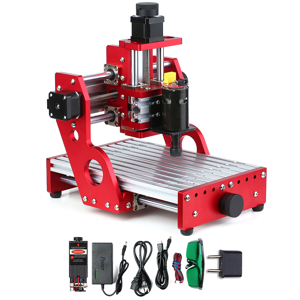 Banggood cnc 1419 metal engraving cutting machine router desktop diy milling machine aluminum copper wood pvc pcb machine discount