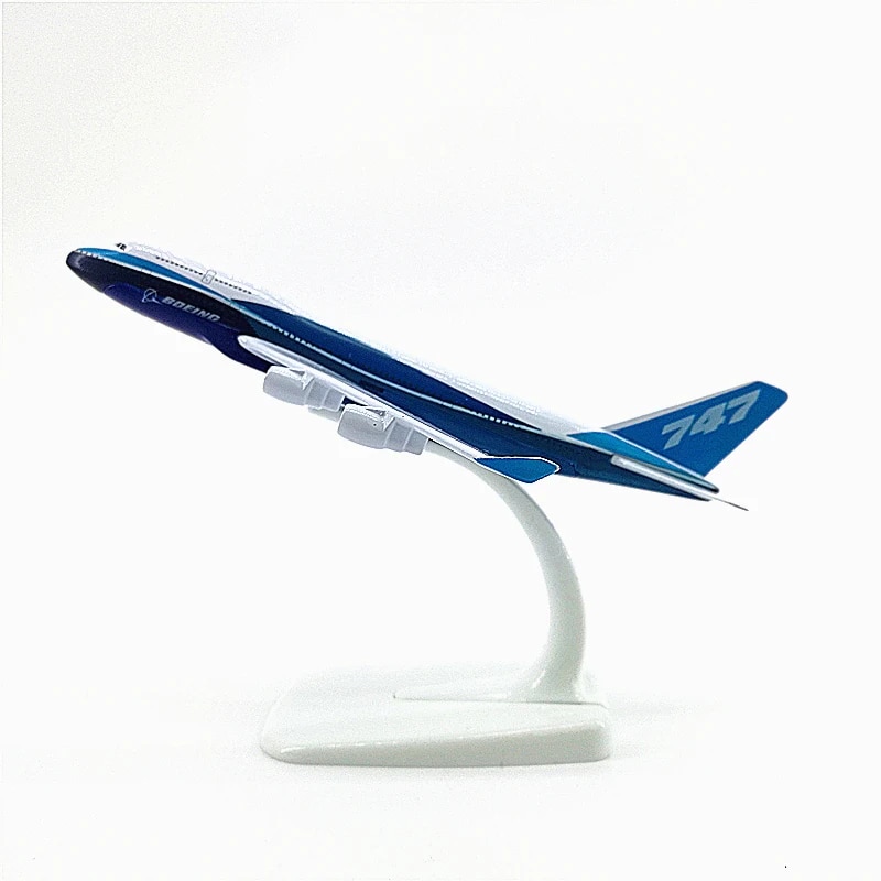 16cm Boeing 747 Prototype Plane Model Toys Aircraft Alloy Model  B747 Airplanes Collection Display. 