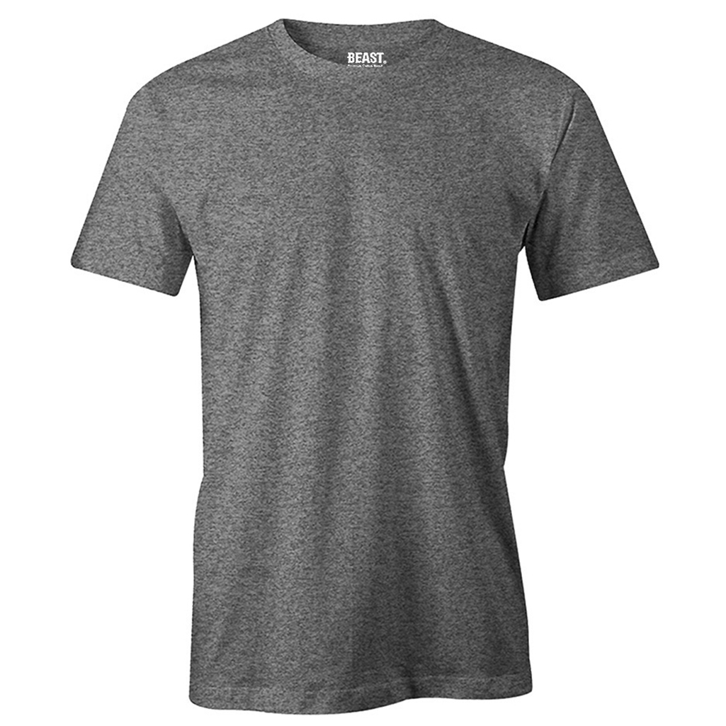 T-Shirt Republic - Charcoal Grey Men's Premium Crew Neck T Shirt
