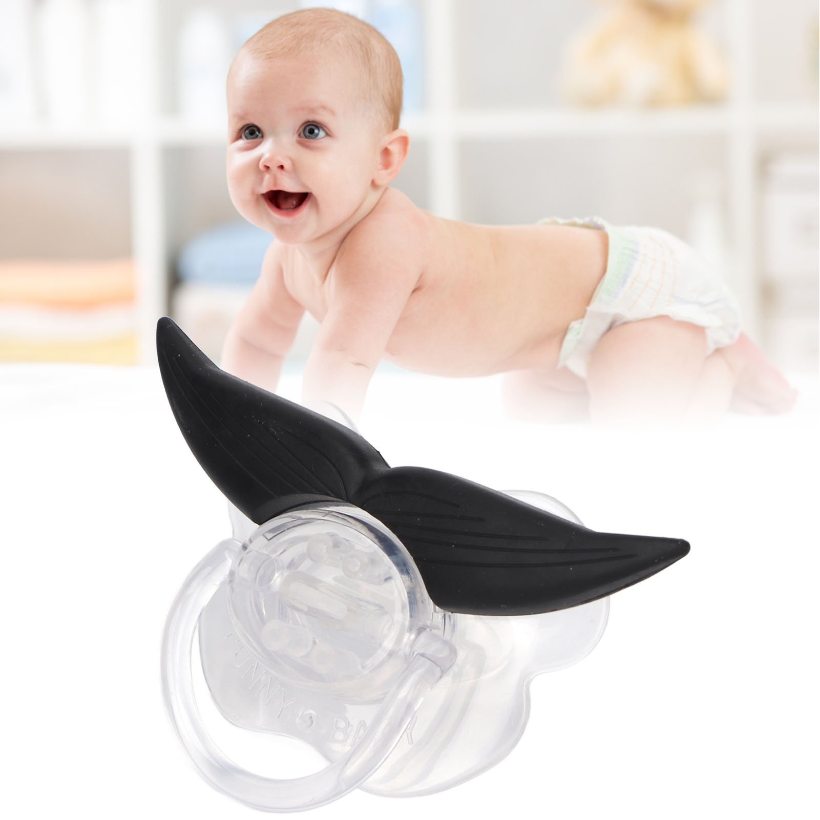 Mustache Pacifier, Baby Beard Pacifier Practical Portable Stable Safe Interesting for Living Room. 