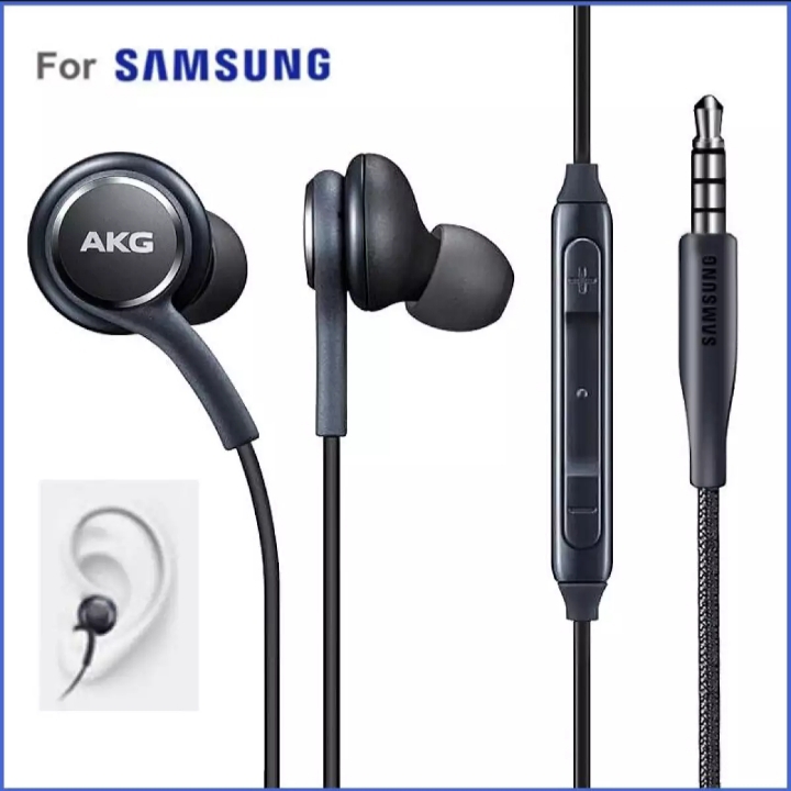 Samsung AKG_ EO-IG955 Earphone A+ Headset S6/S8 In-Ear Earphones 3.5mm Edition Hi-Res Audio Headphones 3-Button with Mic Volume Control Handfree 119717775 PremiumTec