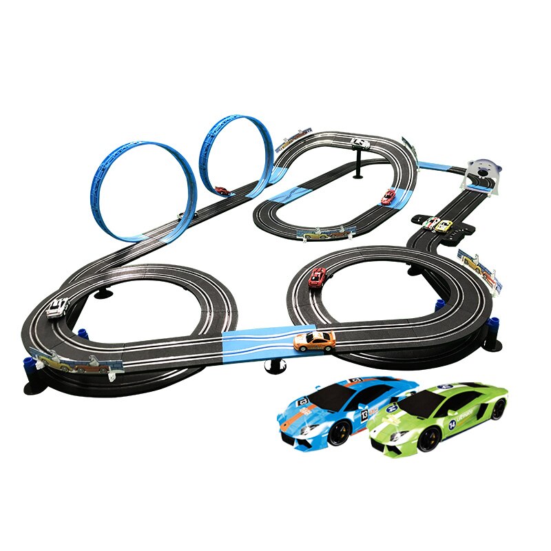 RC Car Toys Track Racing Toy Electric Railway Track Toy Set Racing Track Double Slot Car Spare parts Christmas Gifts For Child. 