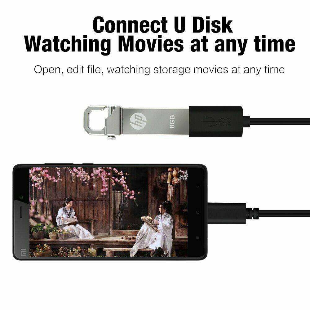 USB 2.0 Type C OTG Data Cable For Xiaomi Mi 9 Android MacBook Mouse Gamepad Tablet PC. 