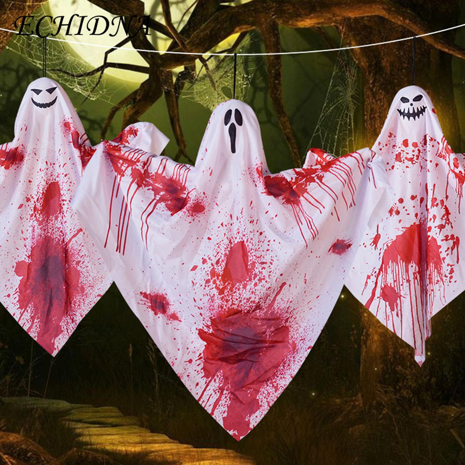 Foam Ball Head Ghost Decoration Spooky Led Ghost Decorations for Halloween Party Haunted House Set of 1/3pcs less Than Ghost Decoration for Halloween. 