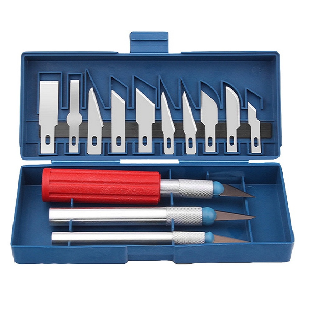 High Quality Pen Knife with 5 Interchangeable Sharp Blades  for Carving and Mat Cutting as a Mobile Phone PCB DIY Repair crafting knife sticker cutter paper cutter.  For precision cutting art and Tools