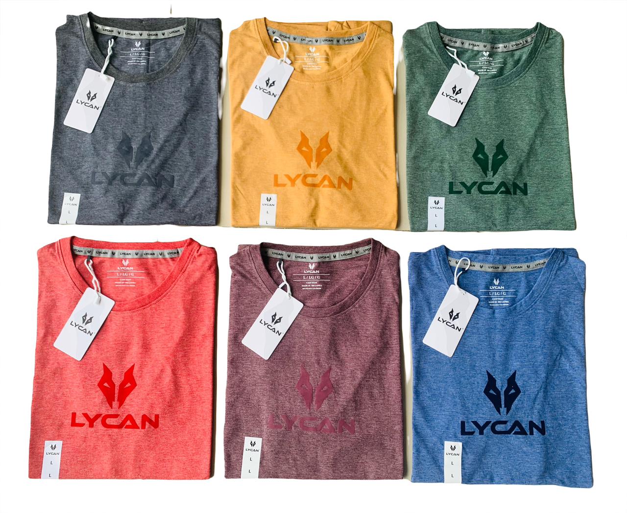 Lycan Men Cotton T-shirts. 