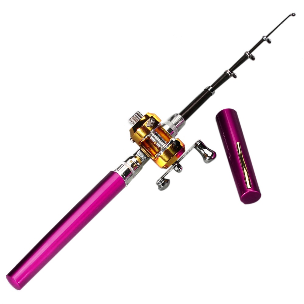 purple fishing pole