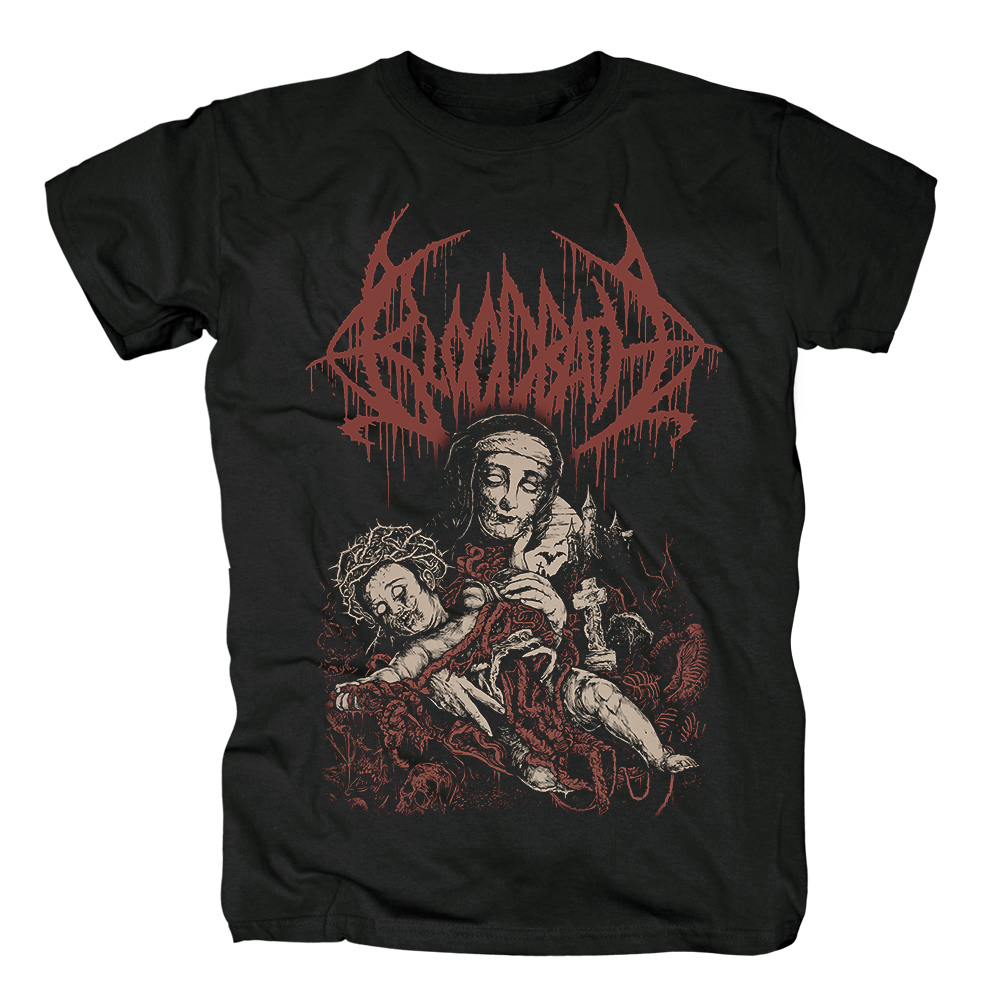 Heavy Metal Bloodbath Ressurection Through Carnage T-shirt Rock Band Street Wear T Shirts Harajuku Mens Short Sleeve Tee Tops. 