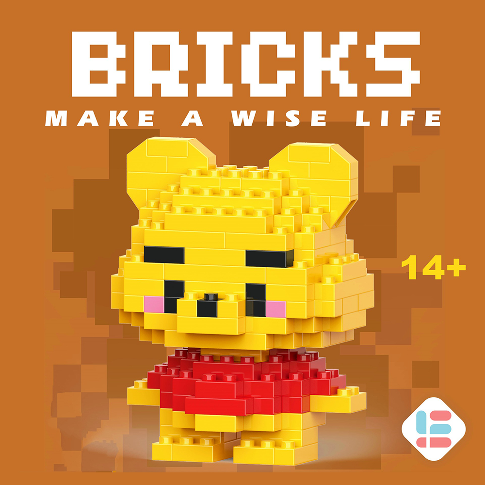 [ Ready Stock ] BRICKS Cute Cartoon Series Nano Block Mini Block Gift Decoration Building Brick Toy Boy Girl 卡通微型积木. 