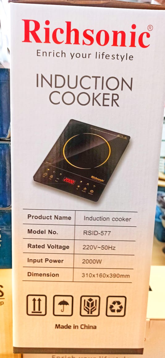 Richsonic RHID-577 High-Quality Induction Cooker 200W (1Year Warranty). 