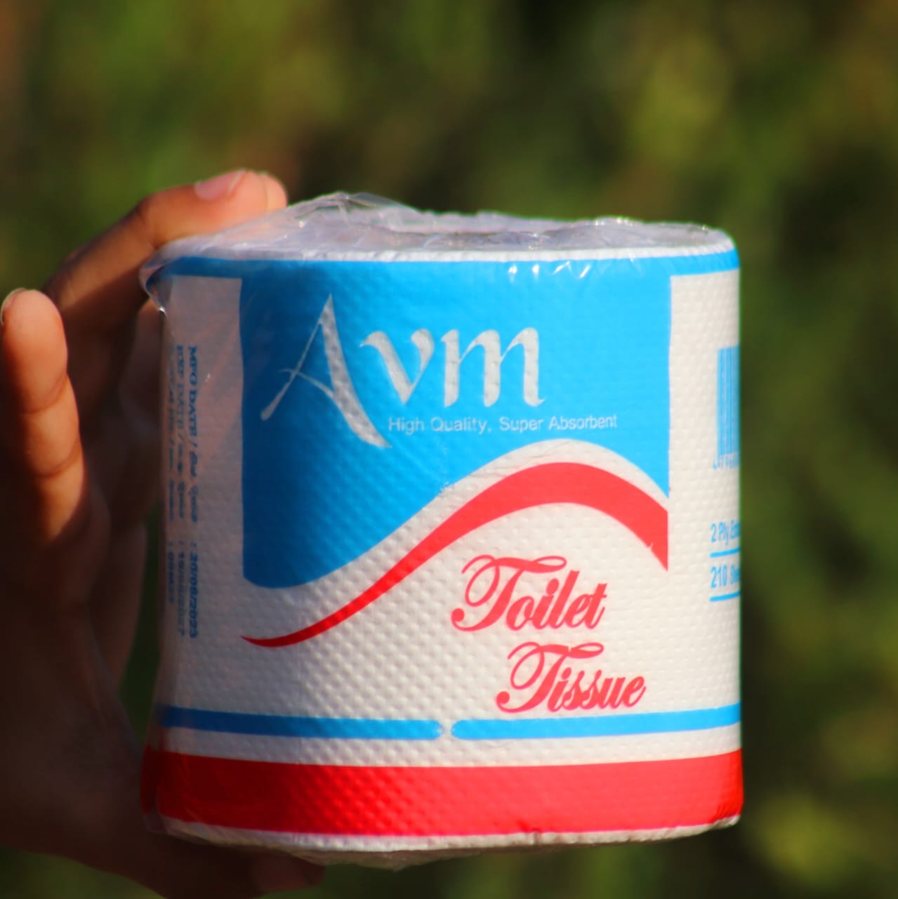 2 pcs AVM Branded Toilet Paper roll