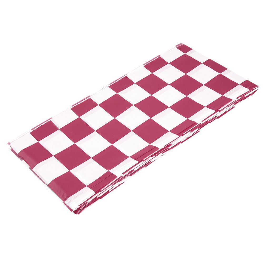 Disposable Plaid Tablecloth Rectangular Table Cover For Home Parties ...