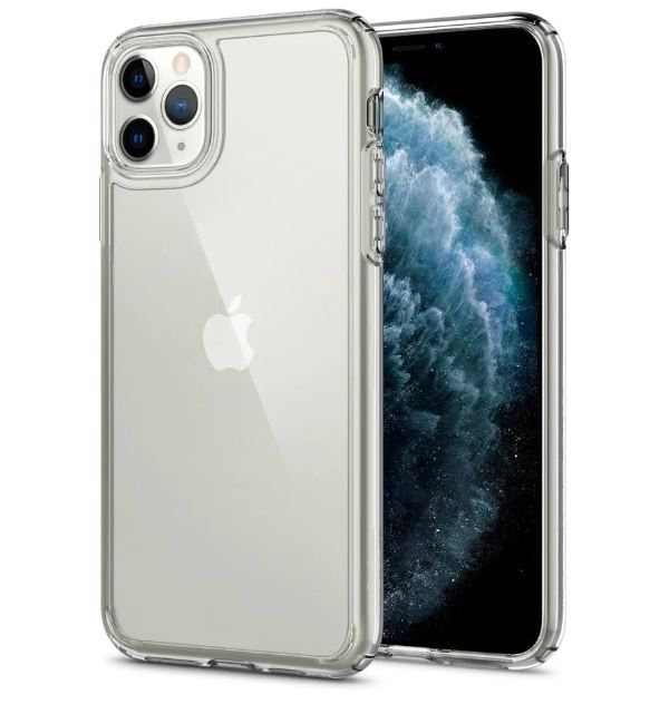 iPhone 11 Pro Premium Spigen Branded Clear Case Ultra Hybrid Transparent Back Cover For Iphone 11 Pro. 