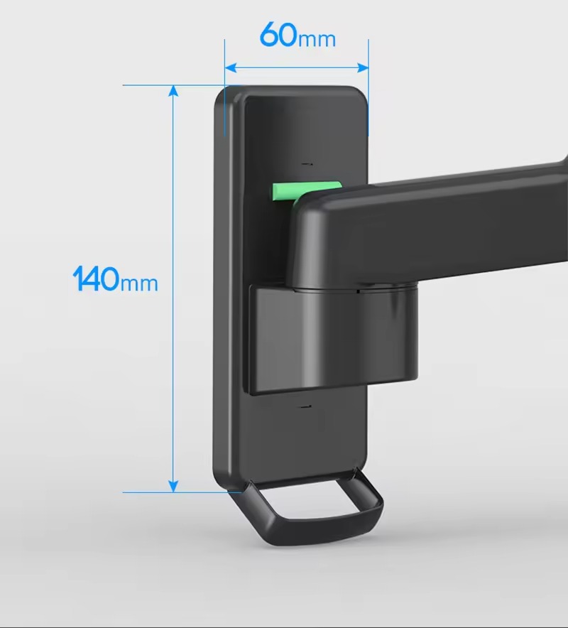 North Bayou NB F150 Gas Spring 17-35 inch LED TV Wall Mount Monitor Holder Ergonomic Mount Arm Max. VESA 100*100mm Load 3-12kgs. 