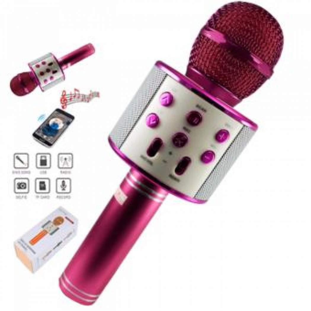 pink bluetooth microphone