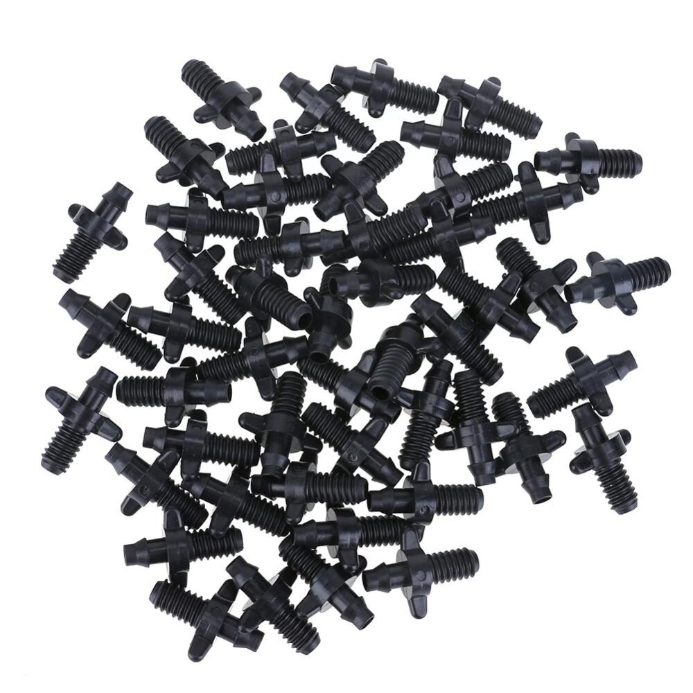 【ZOSR】6mm Male Thread Single Barbed 4/7mm PVC Hose Connector Home Garden. 