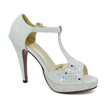 Blossom Ladies Wedding High Heels Silver Buy Sell Online Best