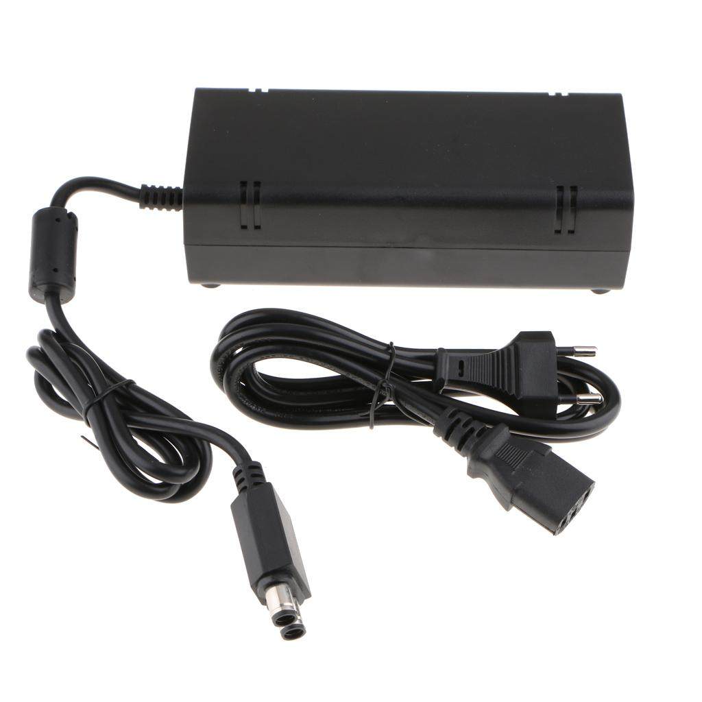 Power Supply Cord AC Adapter Power Brick Replacement Charger for Xbox 360 Slim 360 S with Cable Auto Voltage 100-245V, EU Standard. 