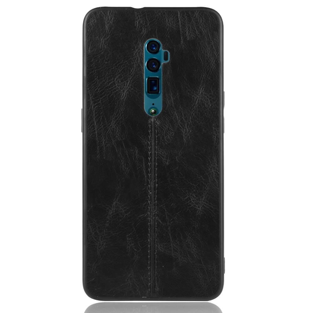 (Stock available) For Oppo Reno 10x zoom Shockproof Sewing Cow Pattern Skin PC + PU + TPU Case For OPPO Reno 10x zoom. 