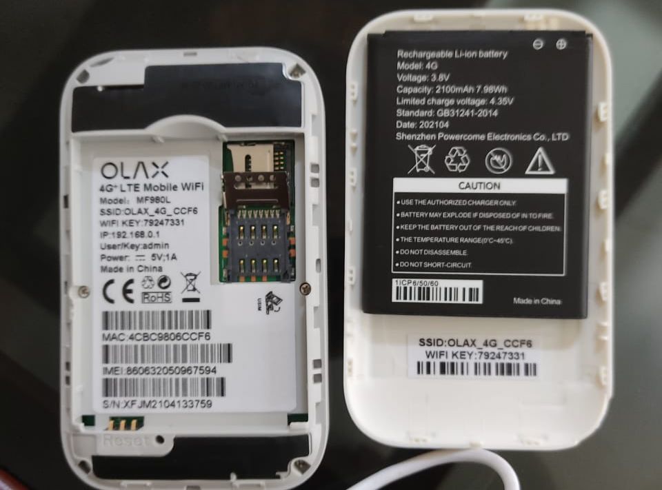 router battery OLAX pocket router battery mobilink MTC Battery
