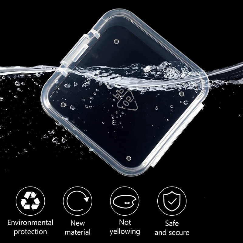 36 Pieces Mini Plastic Clear Storage Box for Collecting Small Items, Beads, Jewelry, Business Cards. 