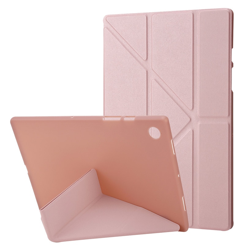 For Samsung Galaxy Tab A8 2021 Case 10 5 Inch PU Leather Soft Silicon Back Stand Smart Cover For Samsung Tab A8 10.5 SM-X200/SM-X205. 