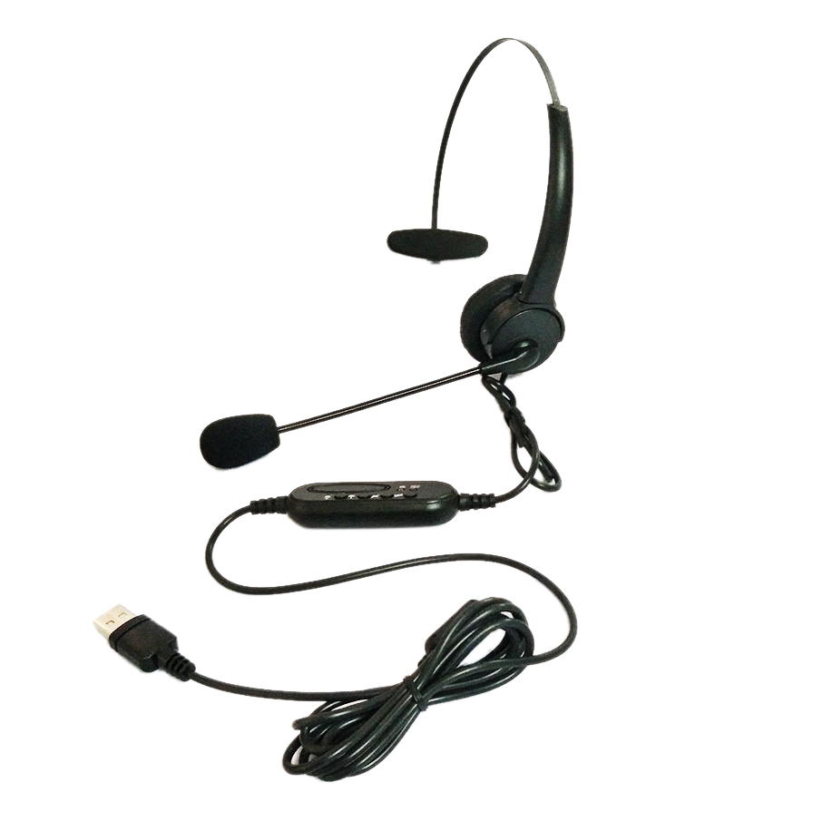 usb single ear headset with microphone