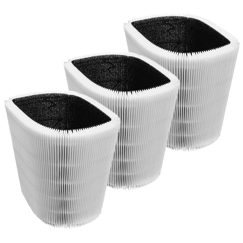 3 PCS HEPA Filter for Blueair Blue Pure 411 411+ & MINI Collapsible Air Purifier Filter Activated Carbon Composite Parts Accessories
