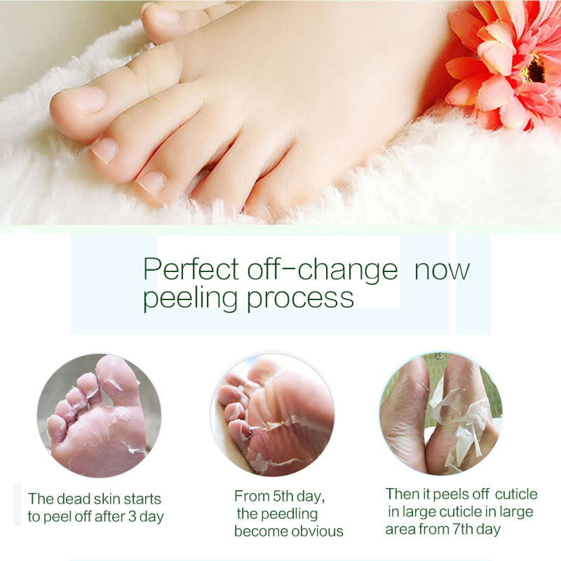 1Pair Aloe Vera Foot Mask Peeling for Legs Feet Mask Scrub Exfoliating Socks for Pedicure Anti Crack Heel Remove Skin Foot Patch. 