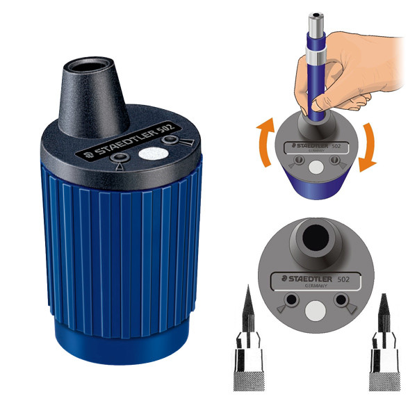 STAEDTLER® Mars 502 Lead Sharpener for 2mm Mechanical Pencils. 