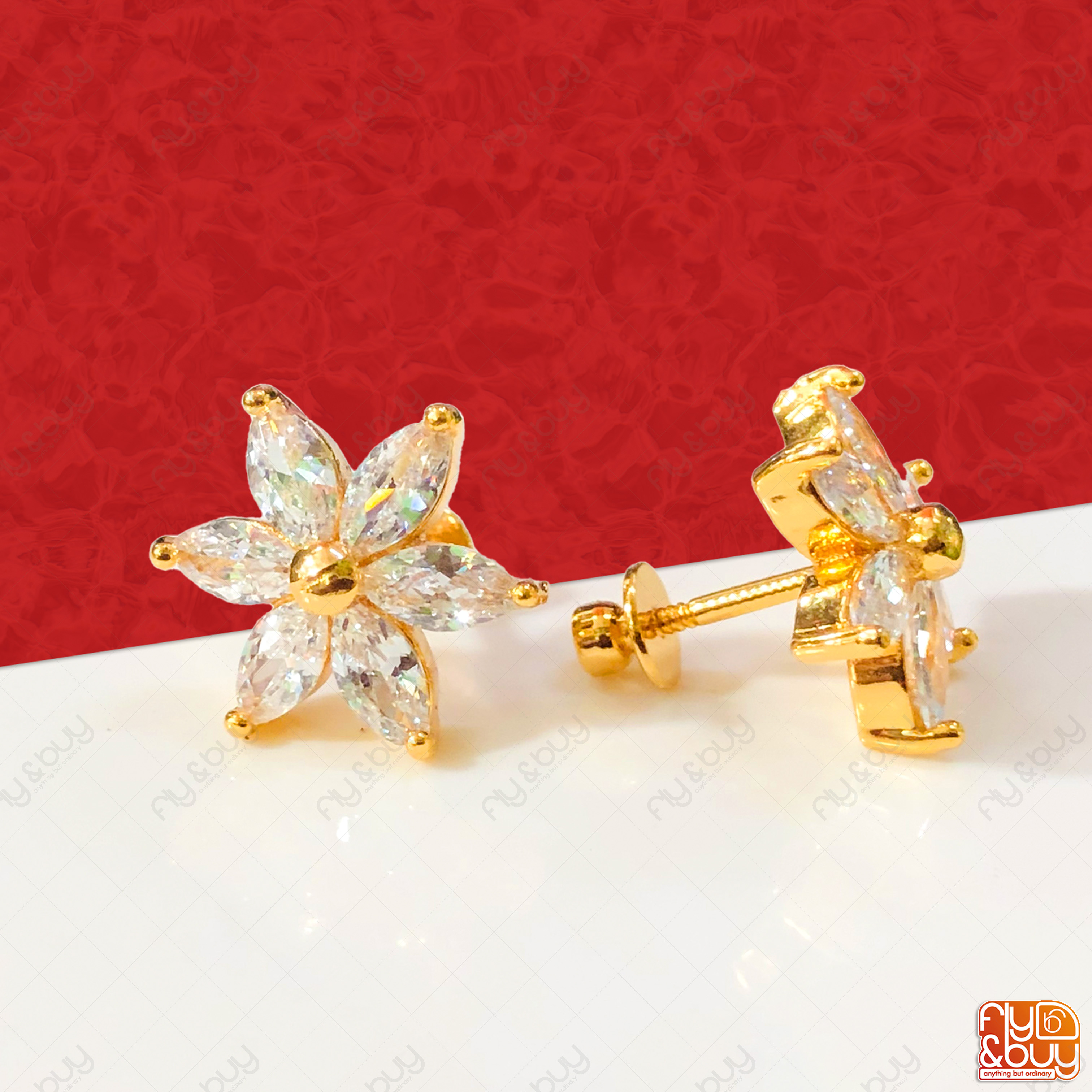 Gold Jasmine Earrings agrohort.ipb.ac.id
