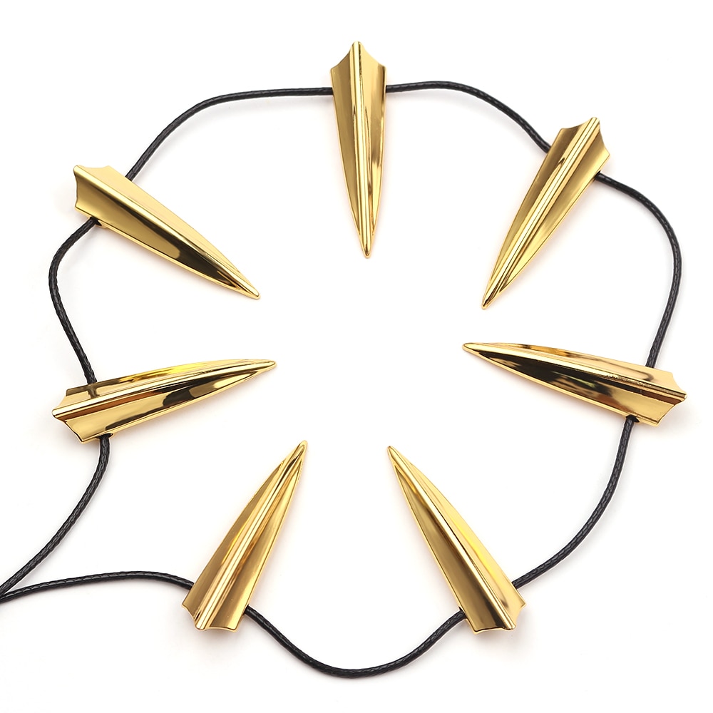 【IKE】Marvel Black Panther Men's Necklace Leopard Claw Pendant Gold Silver Color Necklace Wakanda 1:1 Prop Trend Jewelry. 