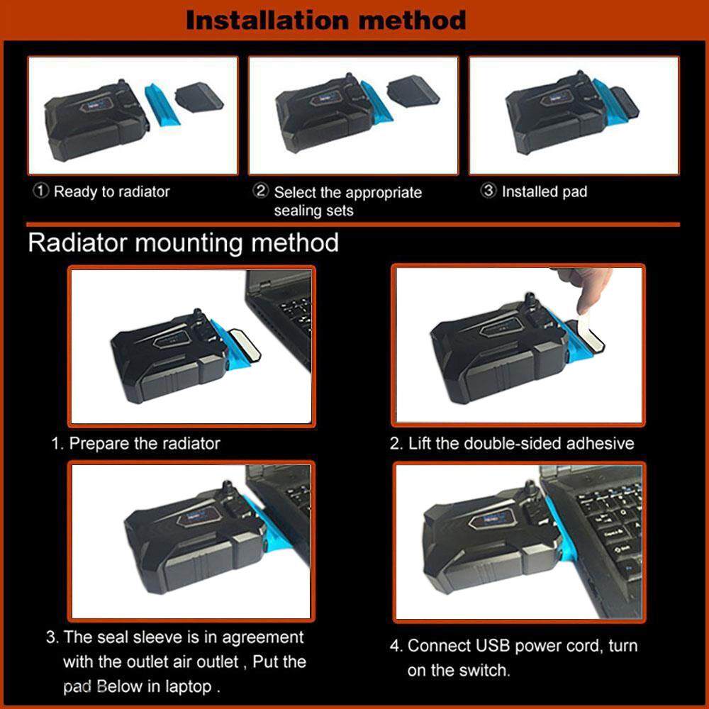 Laotop Cooler Vacuum Fan Laptop USB Cooler With Cooling Vacuum Fan. 