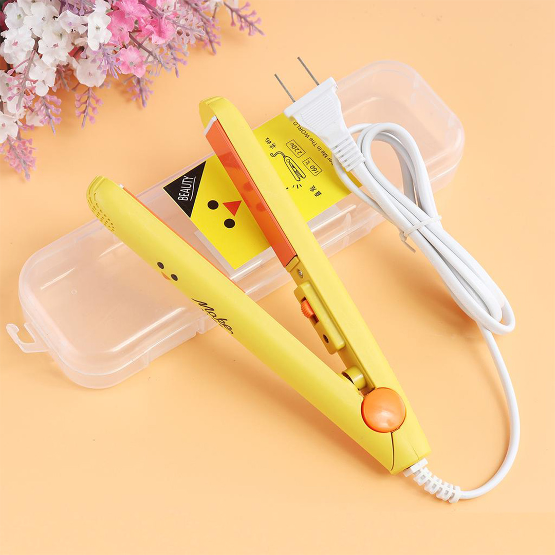 Mini Hair Straightener Professional Hair Tool Smoothing Corrugated Travel Straightening Irons Flat Irons For Hair