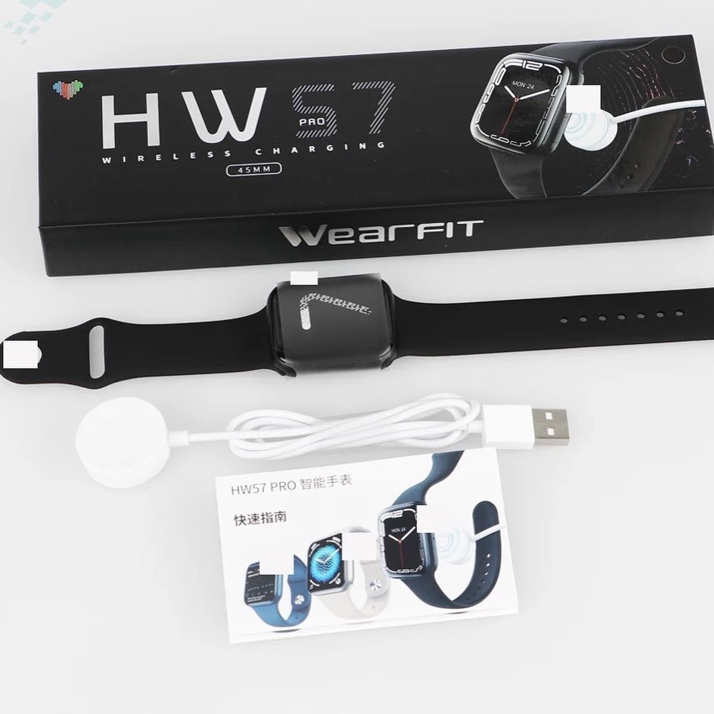 Hw S7 Pro Smart Watch Black For Men Women Kids. 