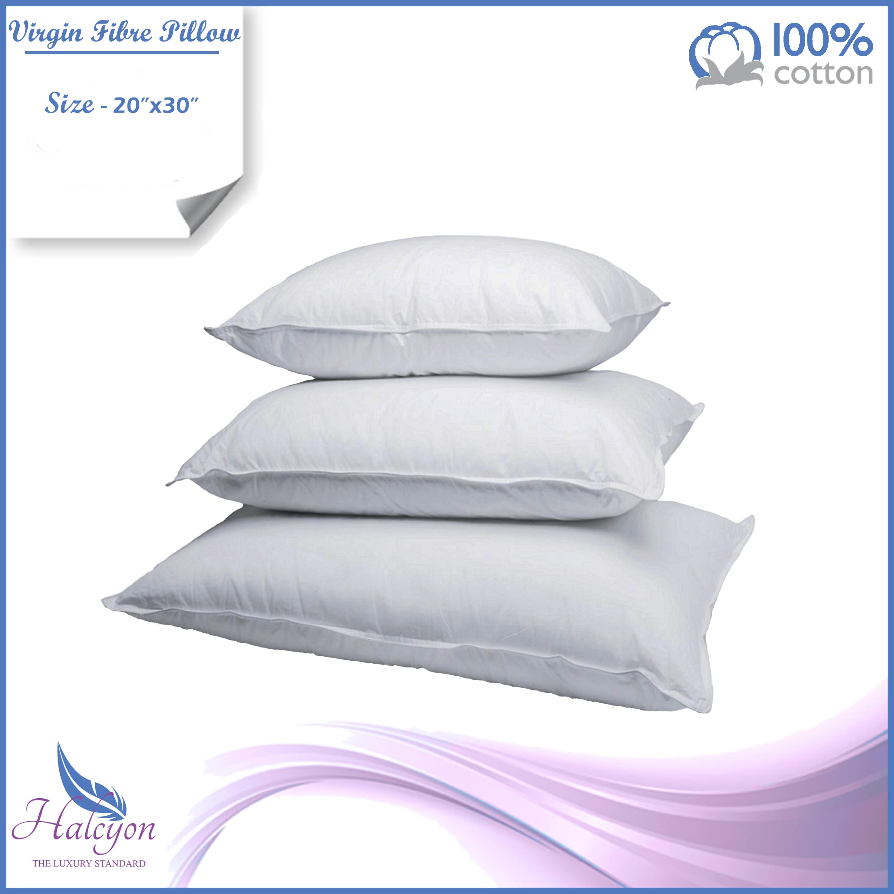 Halcyon Classic Polyfibre Pillow (20"x30"). 