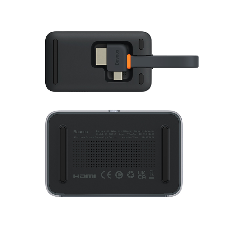 Baseus Transmitter and Receiver for Wireless HDMI 4K 30Hz Black 6 Months Warranty. 