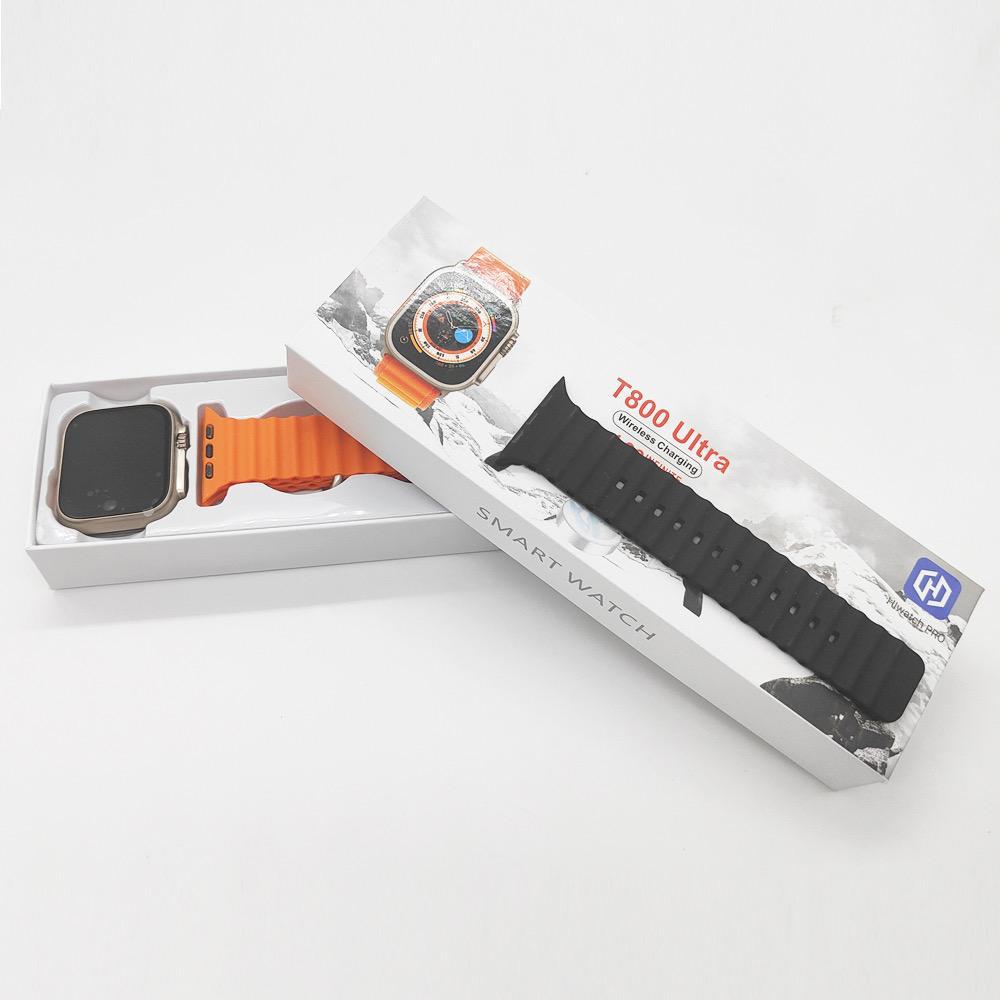 T800 Ultra Smart Watch with Wireless Charging. 