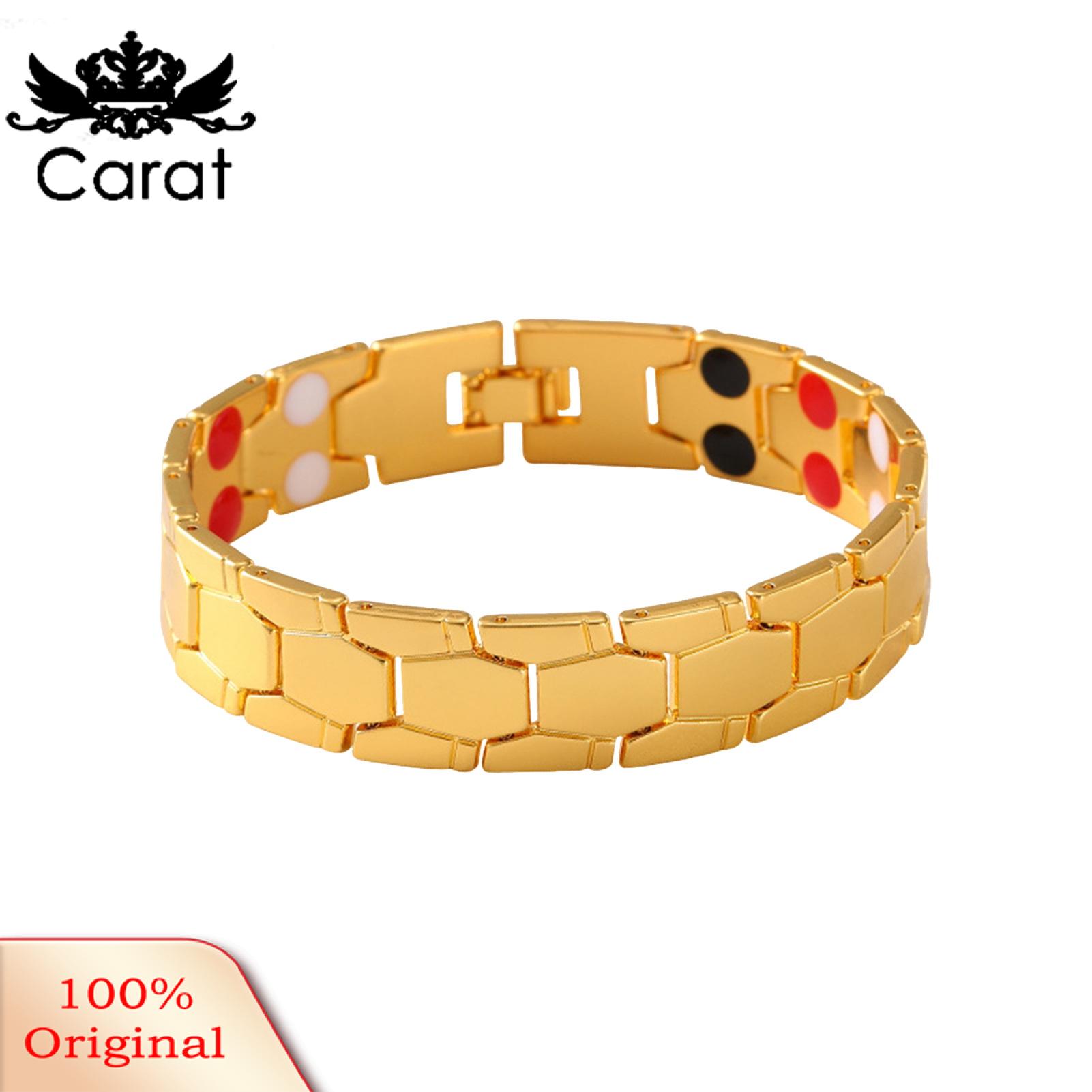 Carat Men Bracelet Stylish Men's Hexagon Magnetic Bracelet Wide Band Alloy Wrist Bangle for Daily Wear Gifting Trendy Adult Jewelry for Parties Puzzle Texture Bracelet