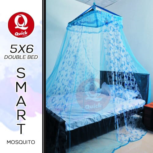 Mosquito Net /New Style Mosquito Net/Quick Mosquito Net (5*6 Double Bed Size)