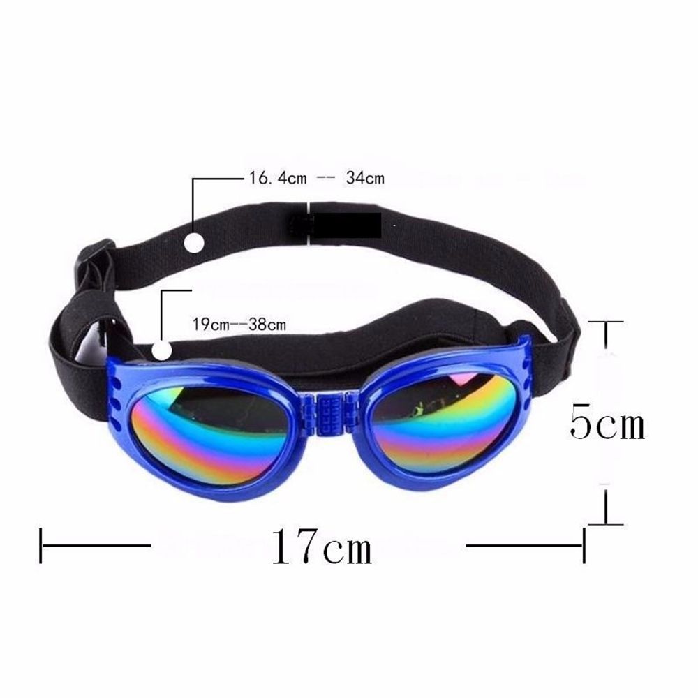 SHUSHAB Puppy Pet Eyewear Foldable Windproof UV Protection Pet Supplies Dog Protection Goggles Sunglasses. 