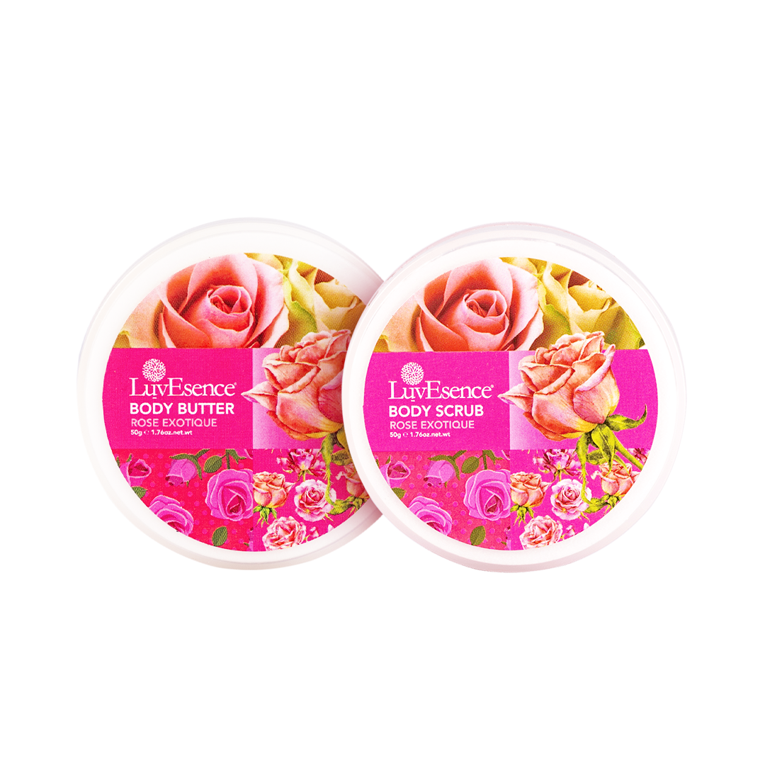 LuvEsence Rose Exotique - Mini Body Polishing Duo