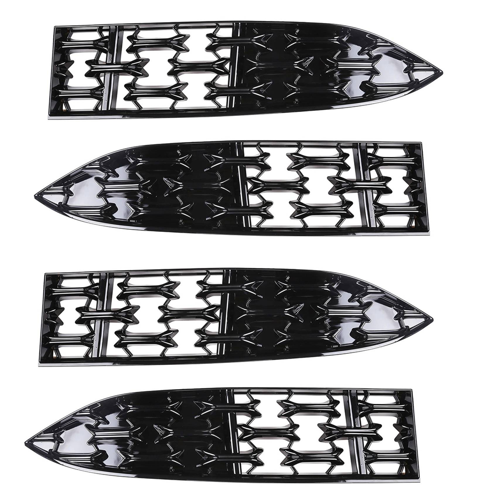 4x Car Front Lower Bumper Grill Grille Moulding Cover for Mazda CX5 CX-5 2022+ Front Bottom Middle Net Decoration B