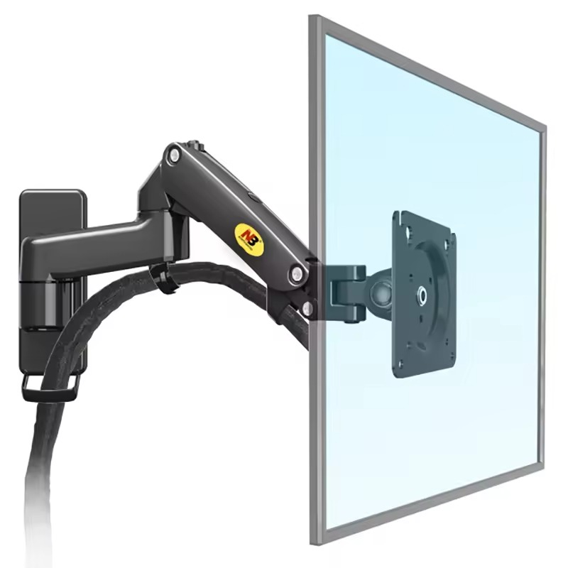 North Bayou NB F150 Gas Spring 17-35 inch LED TV Wall Mount Monitor Holder Ergonomic Mount Arm Max. VESA 100*100mm Load 3-12kgs. 