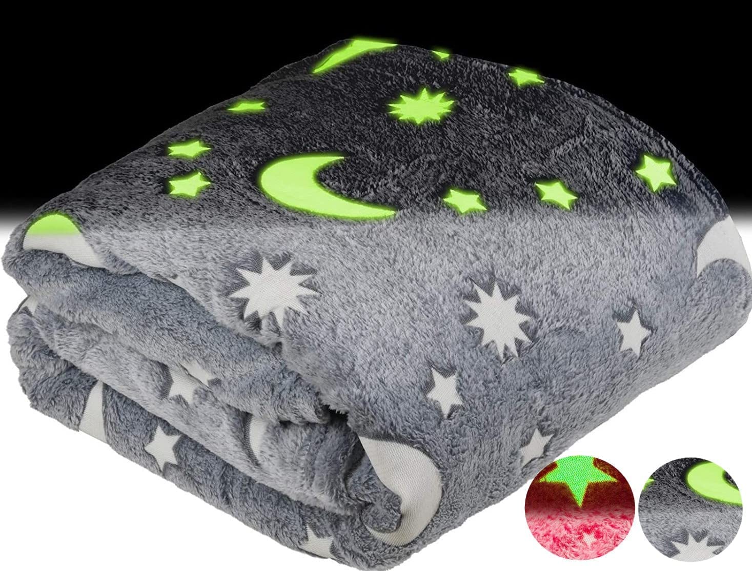 Magic Glow in The Dark Throw Blanket