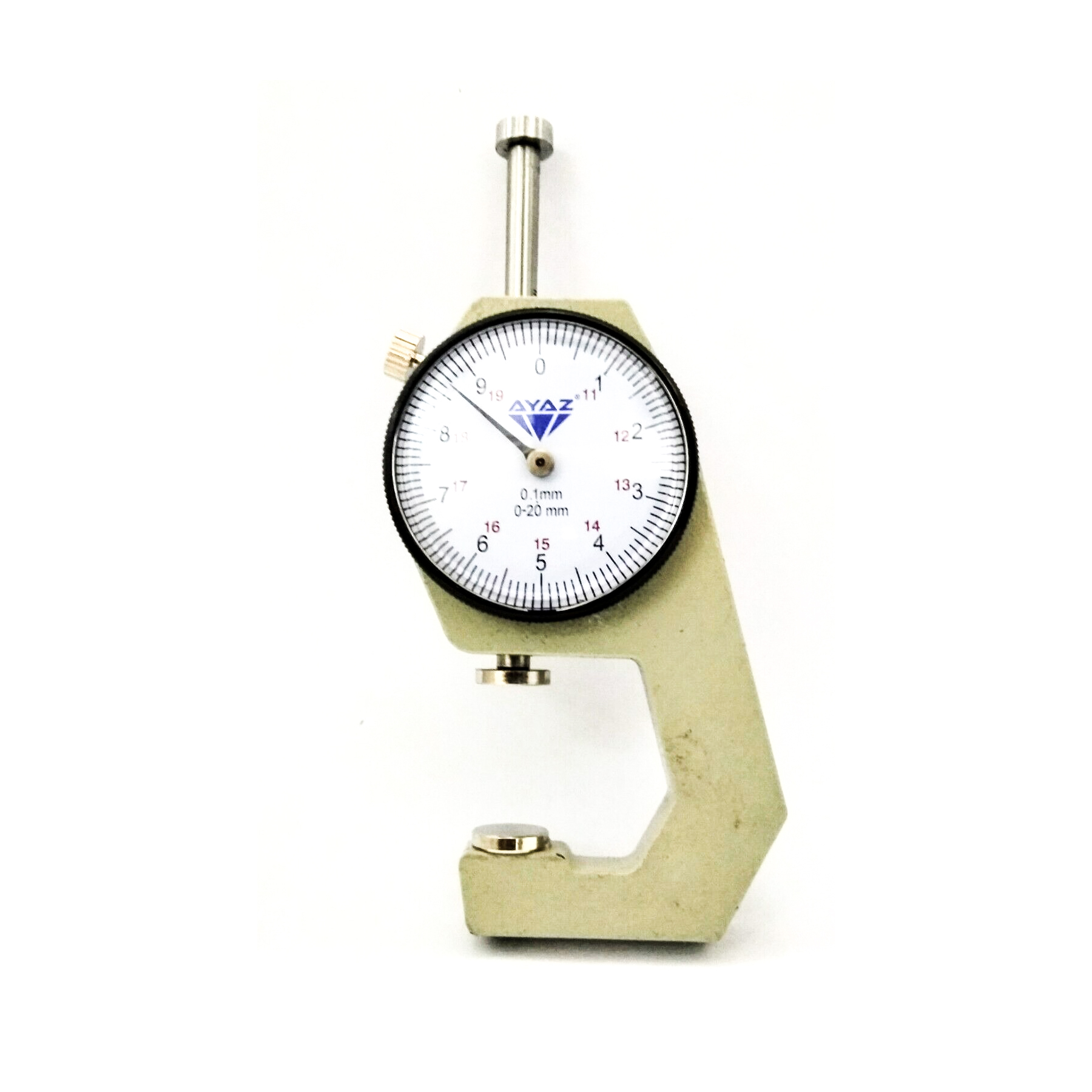 Gem Caliper Thickness Dial Guage Precision 20mm Gem Tool With