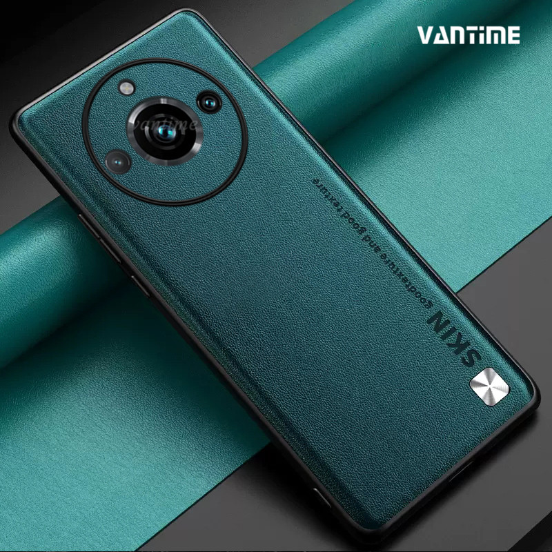 Vantime for Realme 11 Pro / 11 Pro+ Plus 5G Case Synthetic Leather Slim Matte Cover